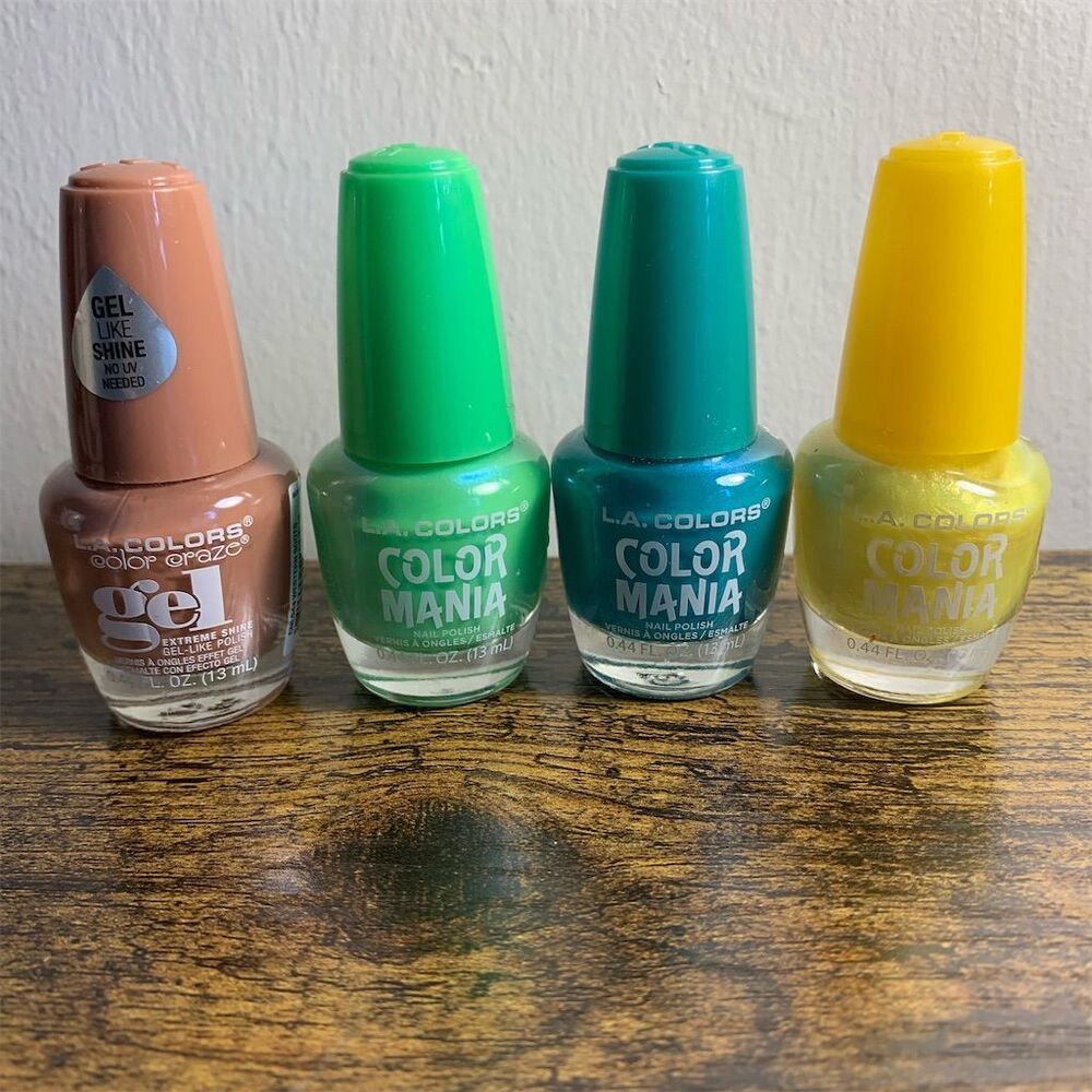 LA Colors Color Mania Nail Polish‎ Collection Multicolor Gel Shine Set